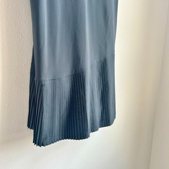 Spanx Forest Green Pleated Tennis Dress | Sculpting Activewear Mini | Size: L - Picture 3 of 6